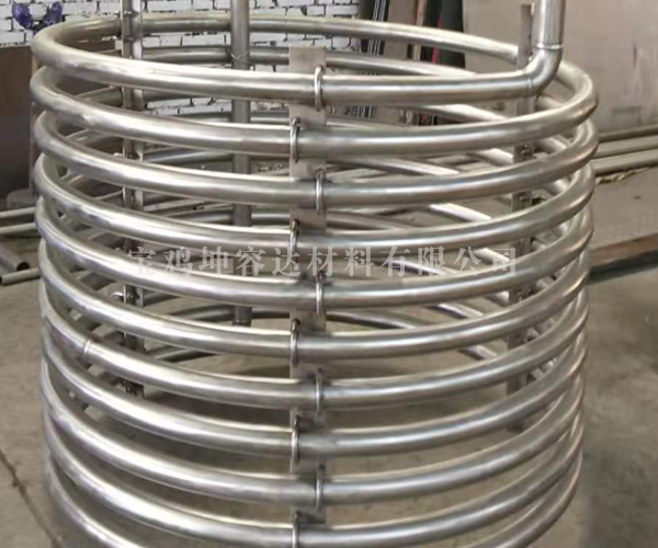 圆形定制薄壁TA2纯钛换热管