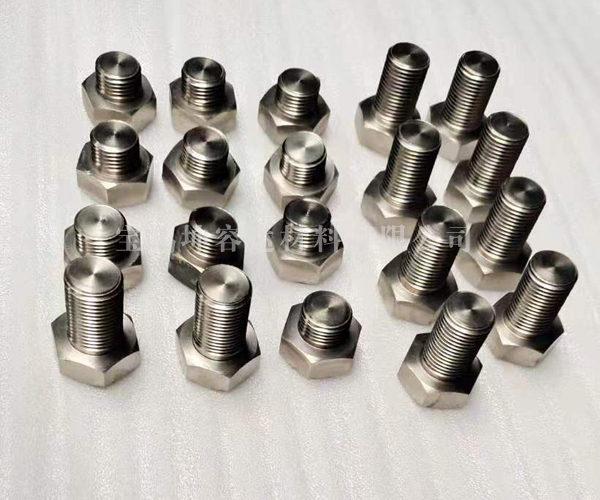TA2纯钛高强度耐腐蚀外六角螺栓