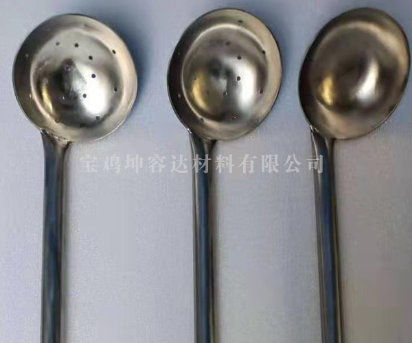 锡溶液专用耐高温耐腐蚀钛勺